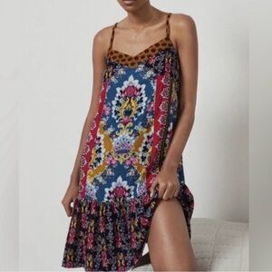 Anthropologie Zadie Velvet Mini Dress